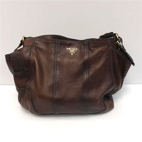 prada cervo antik cacao|PRADA Cervo Antik Hobo Cacao Sfumato .